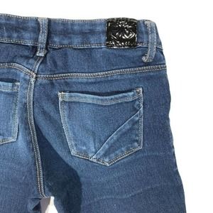 DKNY Girls Size 12 Distressed Skinny Jeans with Adjustable Waist Band